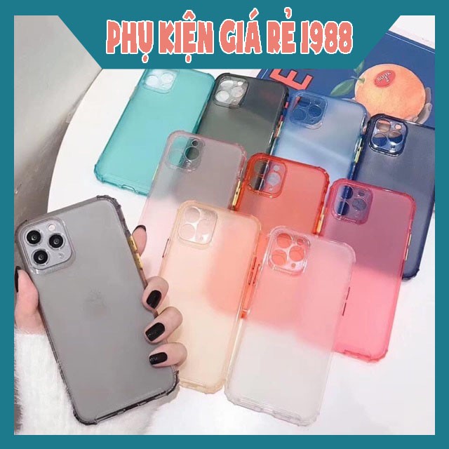 Ốp Chống Sốc Màu Lưng nhám 6plus/7plus/X/Xsmax/11/Pro Max