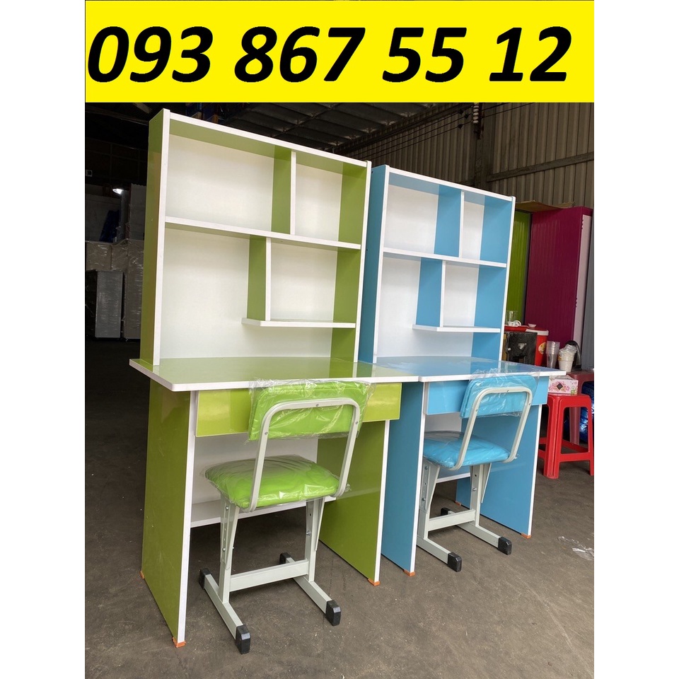 Bàn học sinh ván ép nhiều màu sắc cho bé trai bé gái cấp 1, cấp 2 HCM