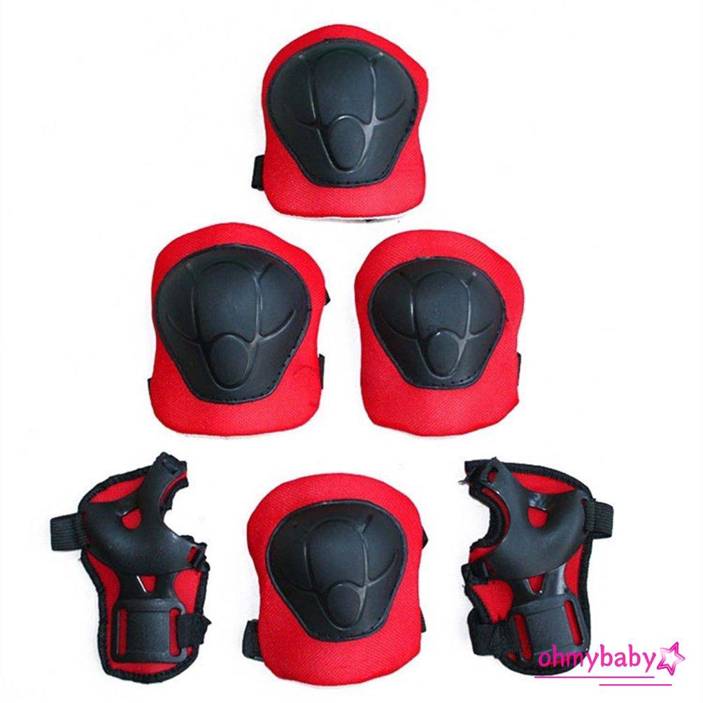 Bộ 7 Miếng Đệm Bảo Vệ Đầu Gối &amp; Cổ Tay Khi Trượt Ván &amp; Đạp Xe &amp; Đạp