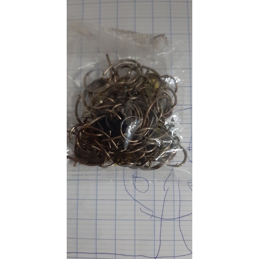 Lươi cấm câu cá lóc HL  1 bịch 100 lưỡi