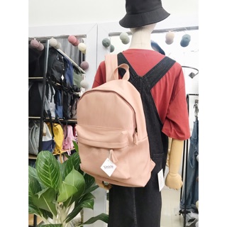 Balo da Pu trơn form basic chống nước siêu xinh