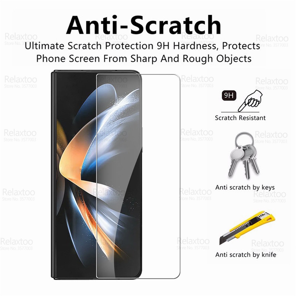 Set 3 Trong 1 Kính Cường Lực Bảo Vệ Màn Hình Điện Thoại Samsung Galaxy Z Fold 4 Sumsung Zold4 Fold4 Zold 4 5G