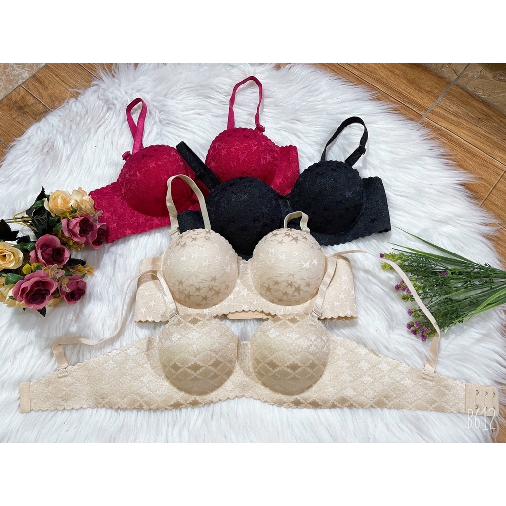 Sale 50%: Áo ngực su không gọng quả tròn  chất đẹp đệm nâng vừa phải mẫu QN01