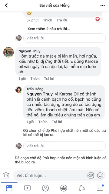 Dầu dưỡng hoa hồng Karose | BigBuy360 - bigbuy360.vn