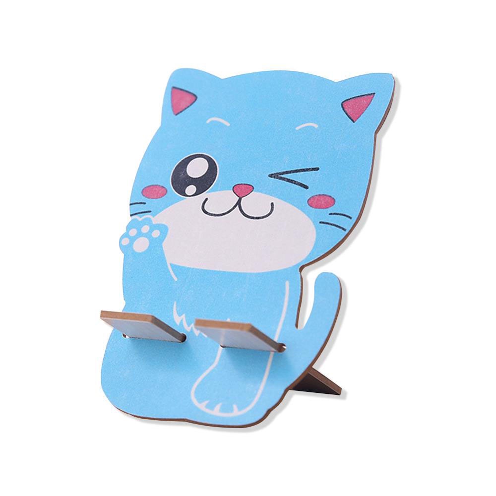 Giá đỡ điện thoại/ máy tính bảng bằng gỗ hình động vật dễ thương nhiều kiểu tùy chọn chất lượng cao