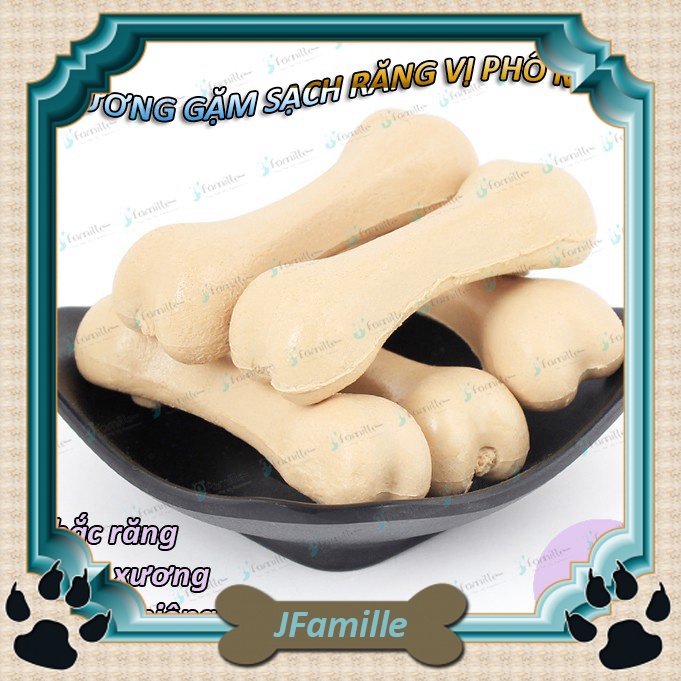 [BEST SELLER]Xương Gặm Phô Mai Cho Chó, Sạch Răng, Thơm Miệng, Chắc Răng, Bánh Thưởng Cho Thú Cưng JFamille. JF73