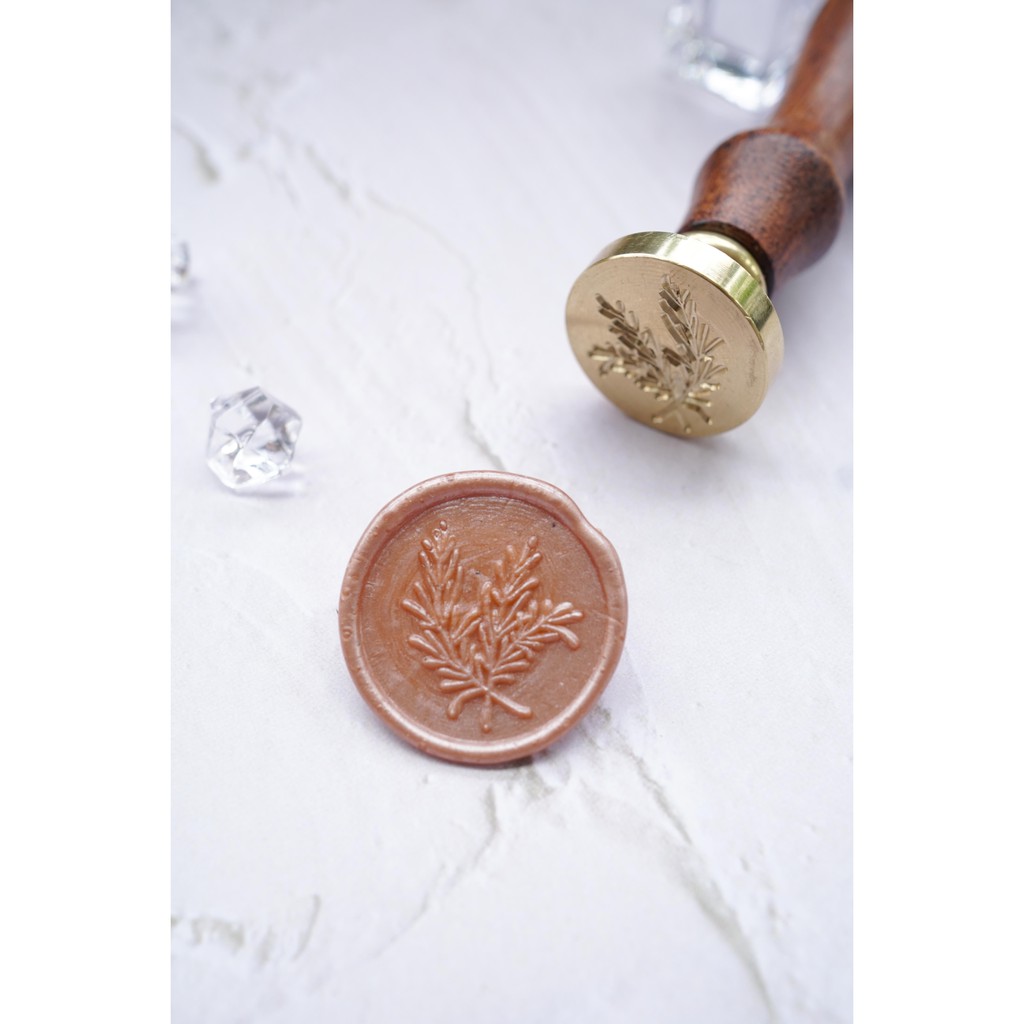 Con dấu sáp niêm phong - hình nhánh Rosemary