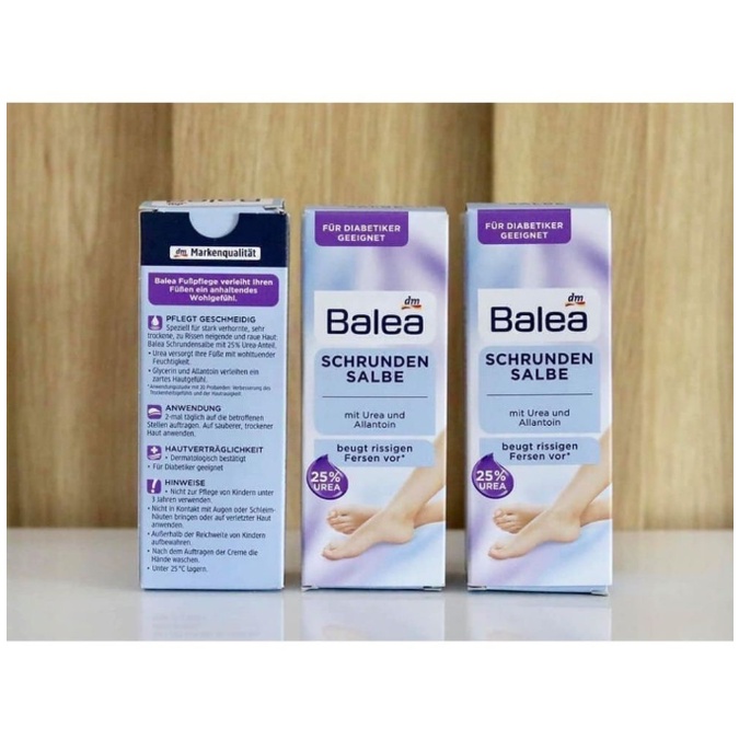 Kem dưỡng da chân Balea Đức 50ml giảm khô nứt nẻ gót chân, cấp ẩm da mềm mại - Shop Viloet