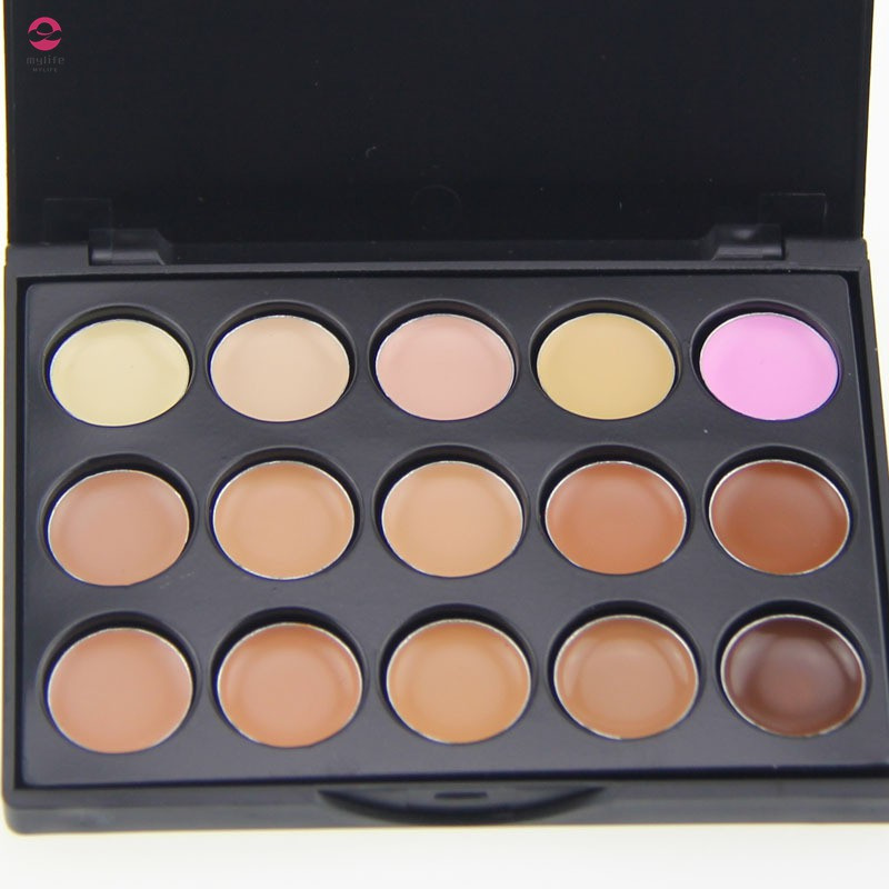(Hàng Mới Về) Bảng Kem Che Khuyết Điểm 15 Màu Chuyên Nghiệp | BigBuy360 - bigbuy360.vn