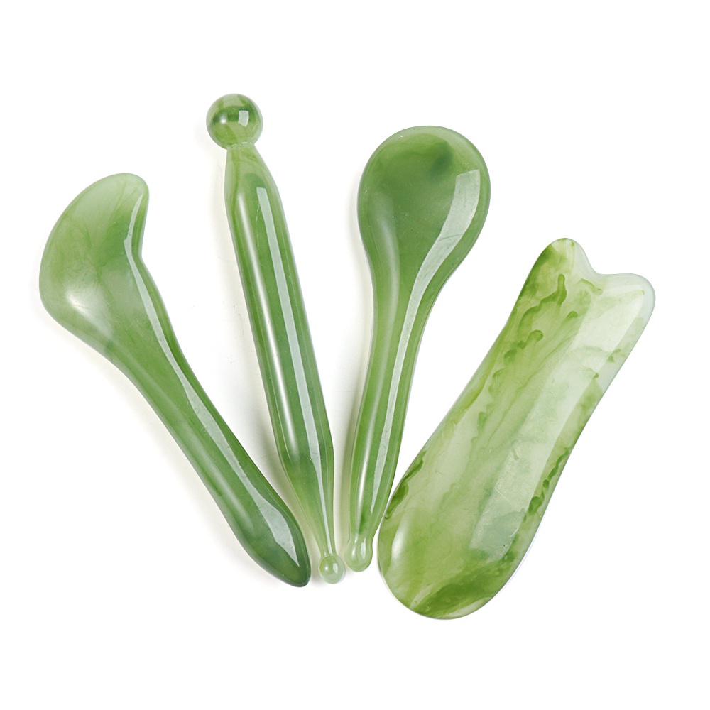 [Hàng mới về] Dụng cụ massage cơ thể phong cách guasha bằng nhựa resin tự nhiên chăm sóc sức khỏe