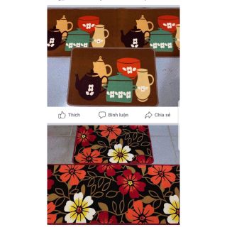Thảm bếp 2 chi tiết