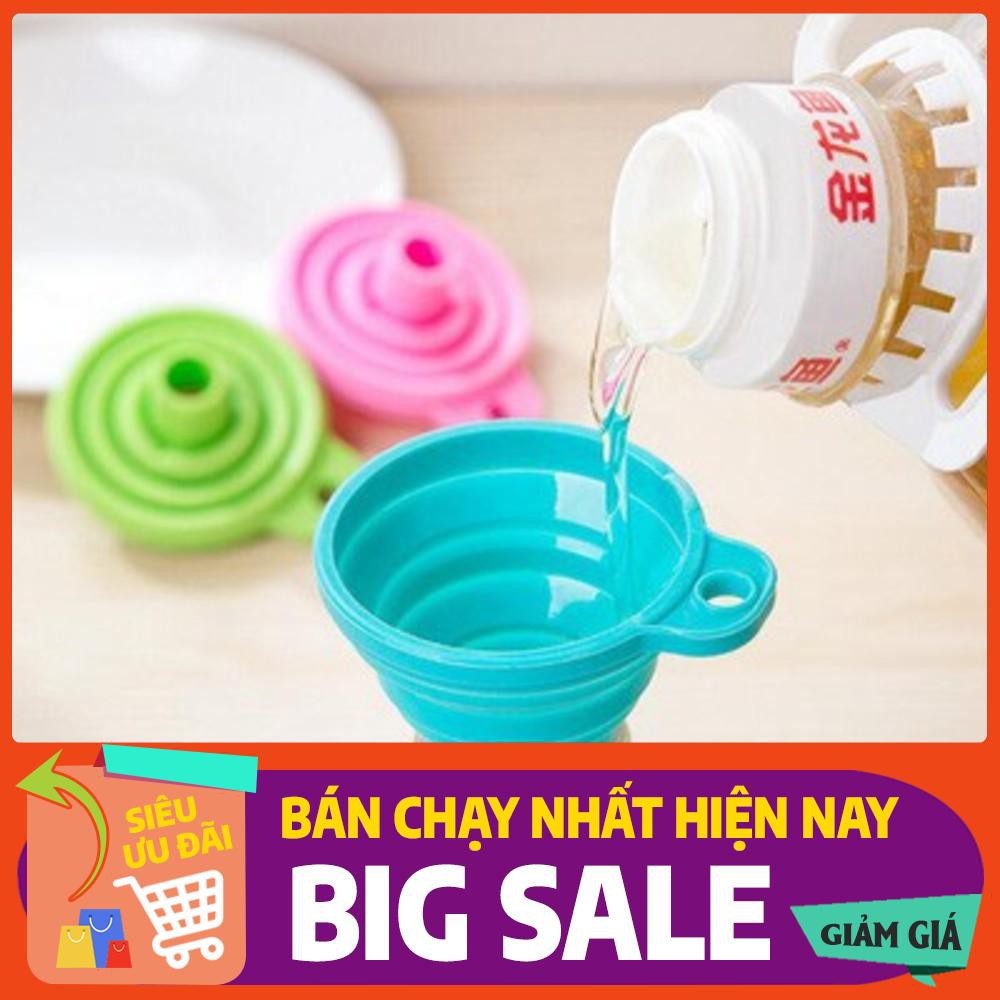 Phễu silicon đa năng gấp gọn loại 1