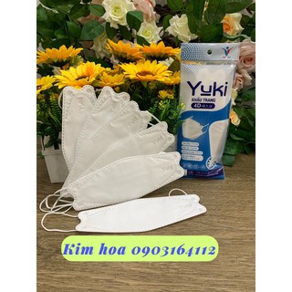 Khẩu trang 4D Yuki túi 6C