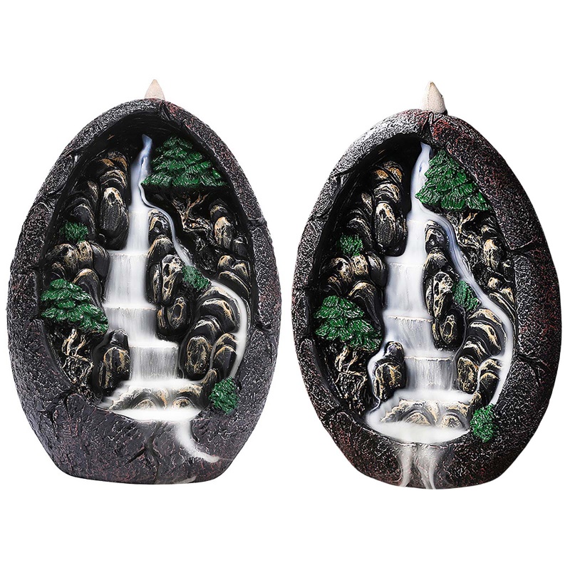 Thác Khói Trầm Hương Bằng Nhựa Resin Sáng Tạo Trang Trí Phòng Ngủ / Yoga
