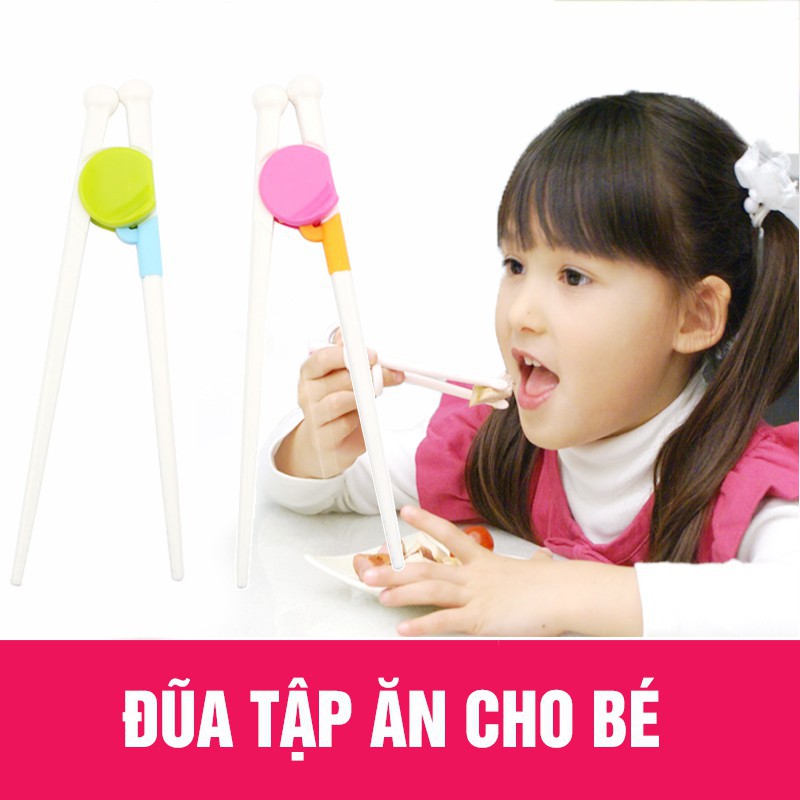Set 2 đôi Đũa tập ăn cho bé yêu
