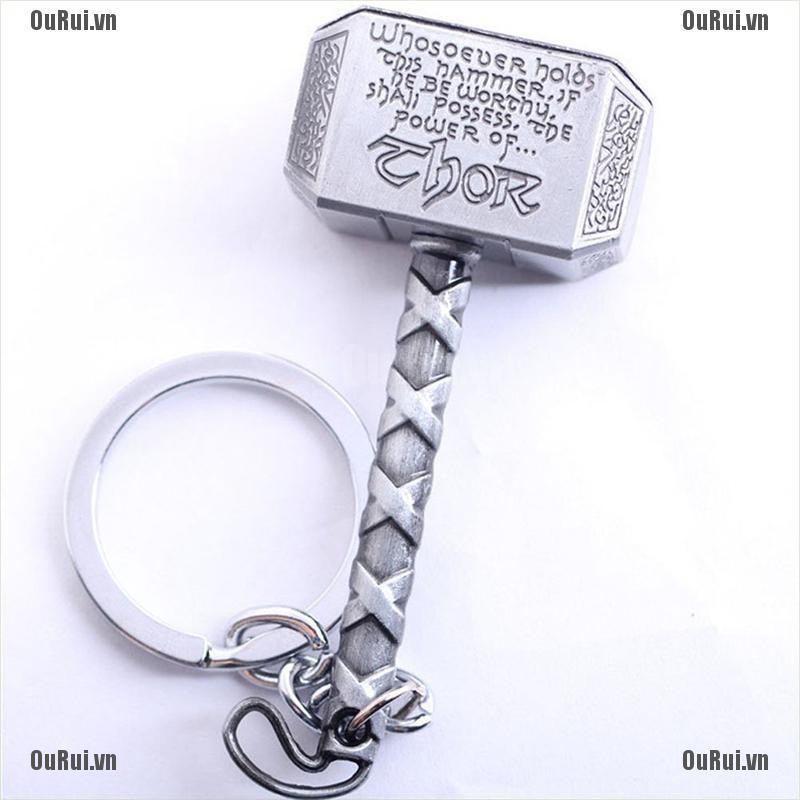 (FCC) Móc Khóa Hình Búa Kim Loại Đặc Biệt