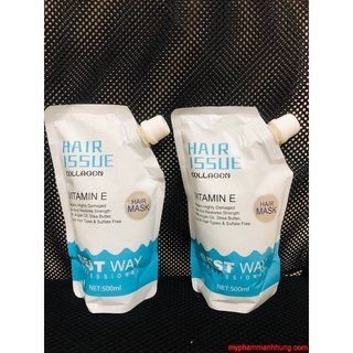 Kem ủ tóc Best way issue vitamin e 500ml