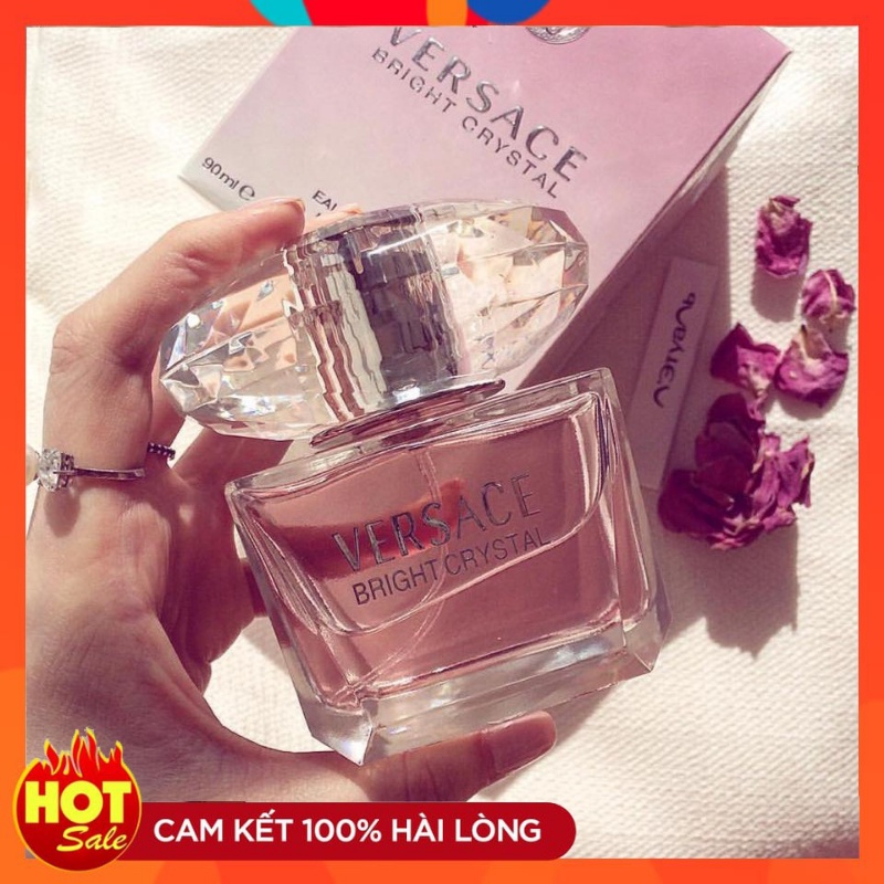 Nước Hoa Nữ Thơm Lâu Vercase Hồng 90ml Mùi Ngọt Lưu Hương 8h Dầu Thơm Nữ Cao Cấp