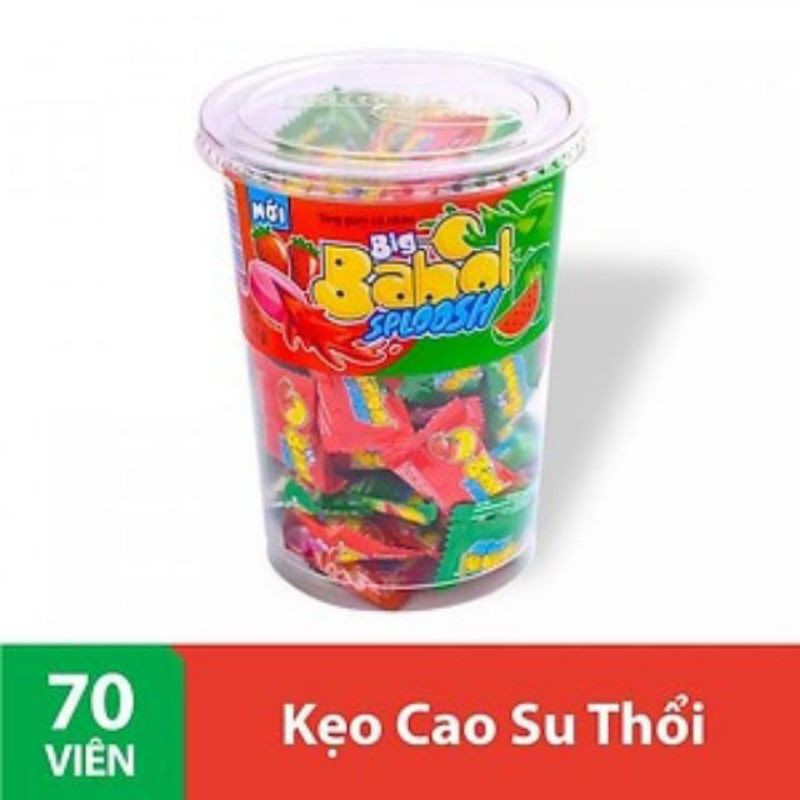 kẹo cao su thổi có nhân Bigbabol sploosh( hũ 70 viên)