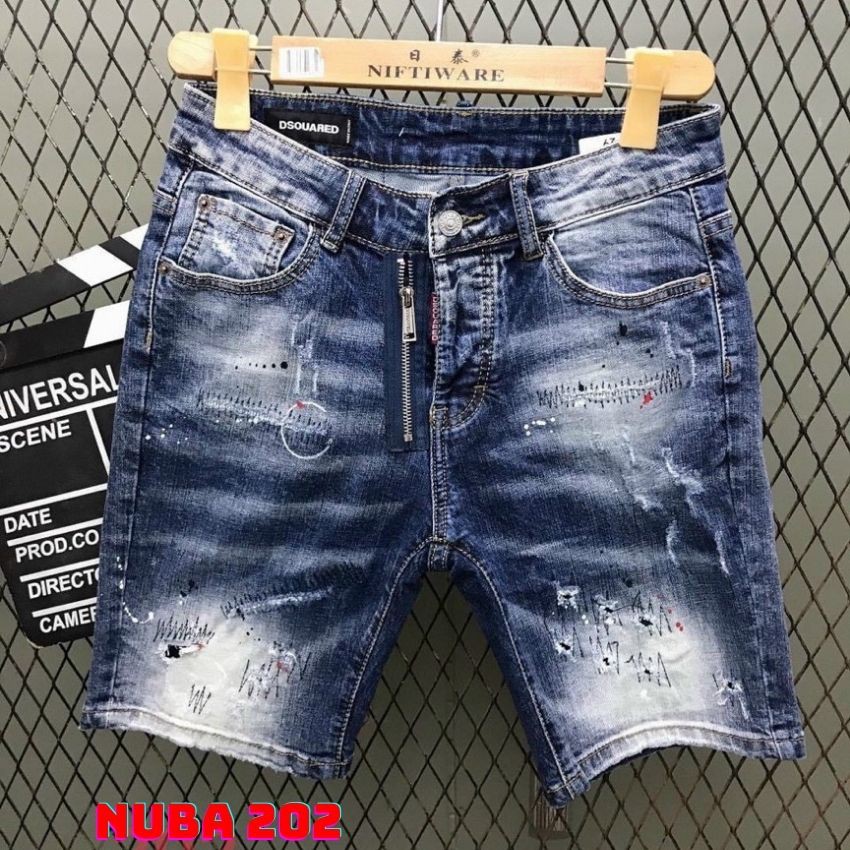 Quần short jean,chất vải bò cao cấp, màu xanh đẹp giá rẻ AT 202