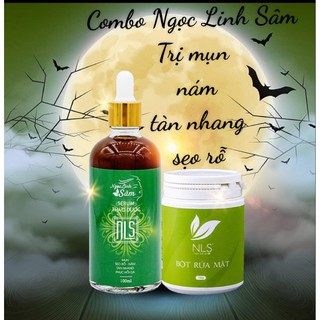 Serum ngọc linh sâm - bột rửa mặt
