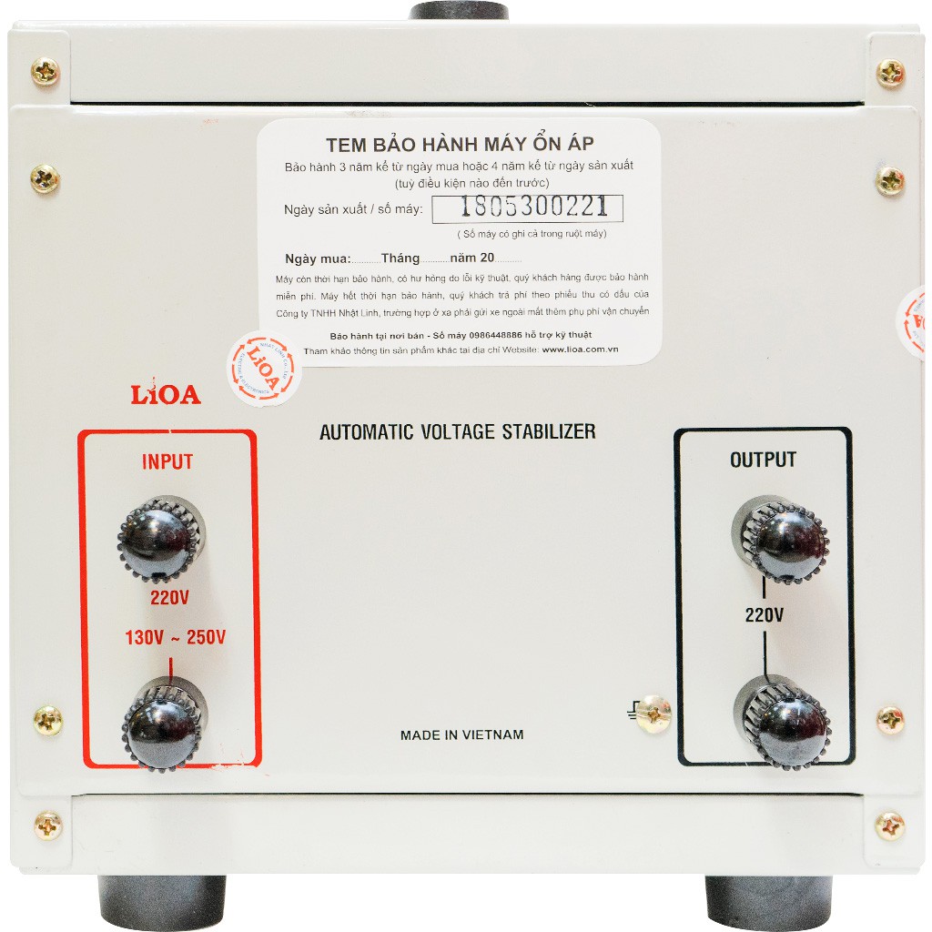 ỔN ÁP LIOA  2KVA
