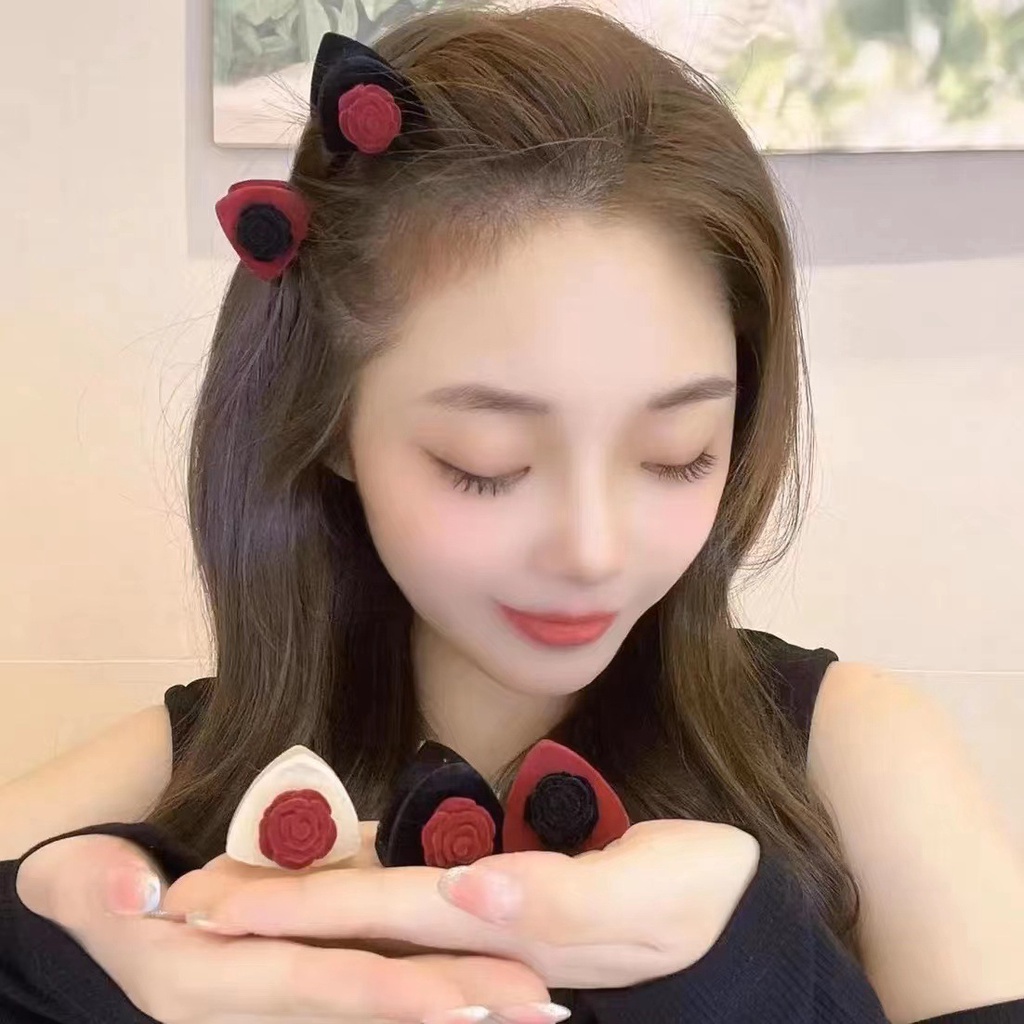Kẹp Tóc Hình Tai Mèo Hai Mặt Nhỏ Xinh Thời Trang 2022 Cho Bạn Gái