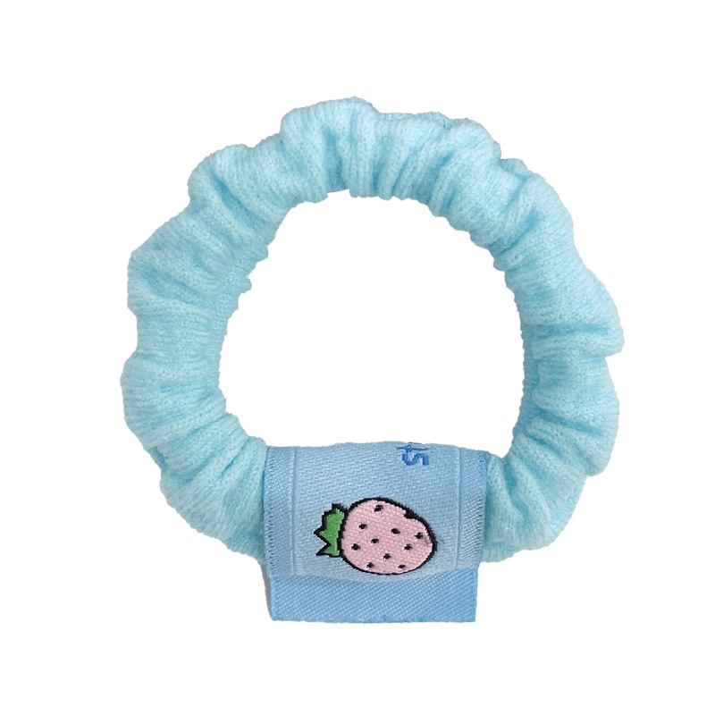 Dây Buộc Tóc Vải Màu Kẹo Họa Tiết Trái Cây Dễ Thương Cho Nữ