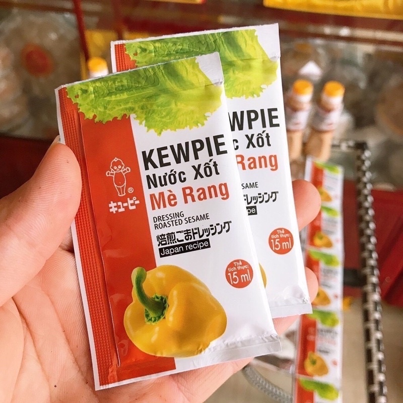 Nước sốt mè rang Yukibudo 1 gói 15ml dùng để chấm , ăn kèm rong nho, salat siêu ngon siêu tiết kiệm, tốt cho sức khỏe