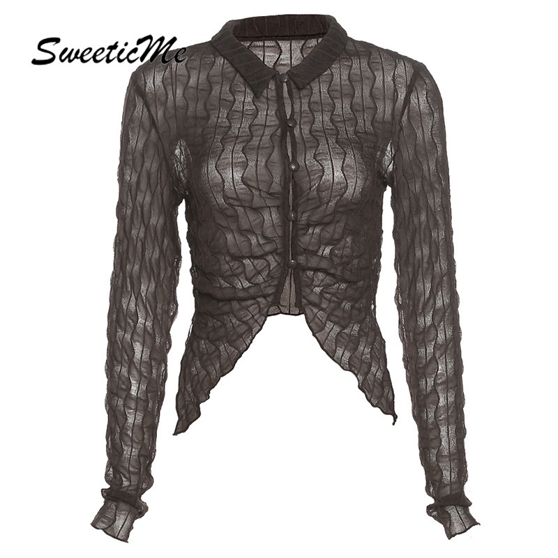 Áo thun tay dài thiết kế độc đáo thời trang quyến rũ cho nữ