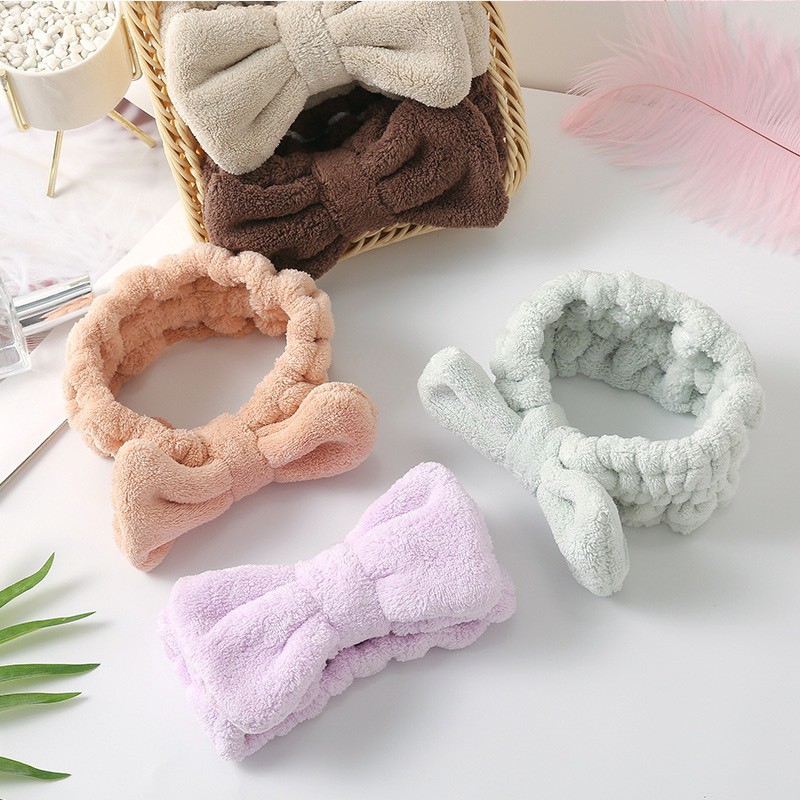 Băng đô tuban,bờm rửa mặt tai thỏ 3D mới