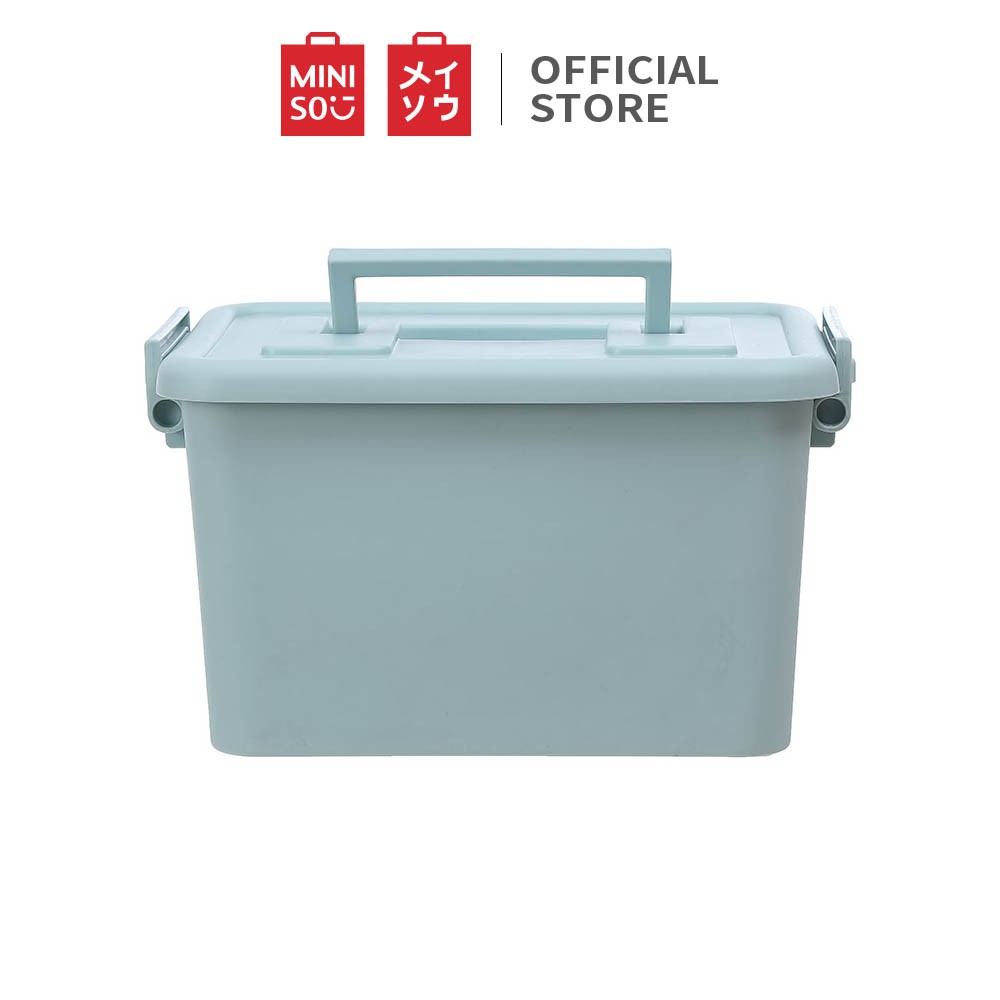 Hộp lưu trữ MINISO (Xanh lam)