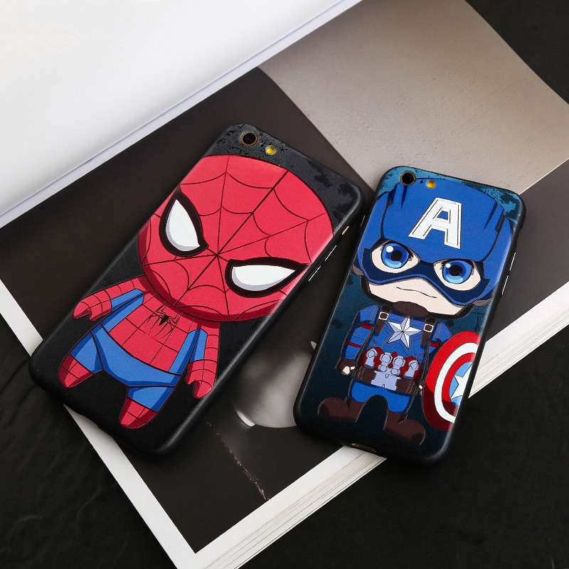 Ốp điện thoại mềm hoạ tiết hoạt hình dễ thương cho iPhone 6S/7Plus/8/X/XR/XS Max/11Pro | BigBuy360 - bigbuy360.vn