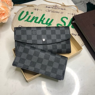 Set ví cầm tay lv fullbox kèm clip