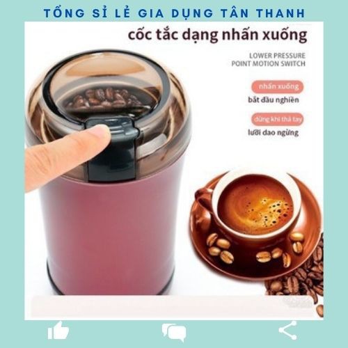 Máy nghiền hạt đa năng mini siêu tốc - Máy xay bột siêu mịn - Xay ngũ cốc, cafe, các hạt gia vị