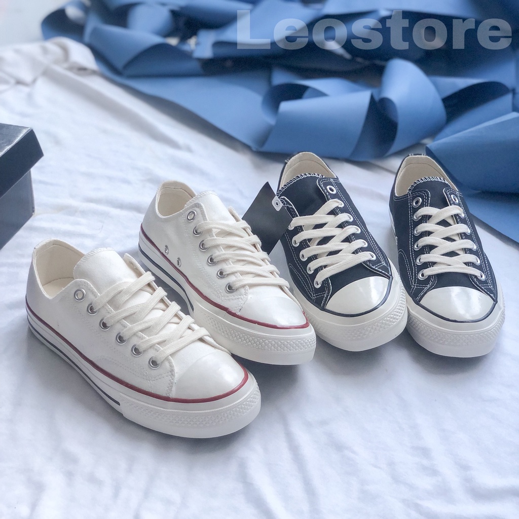 Giày cổ cao, thấp có đủ màu đen và kem