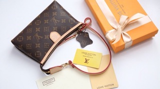 túi LV da mềm kéo khoá fullbox