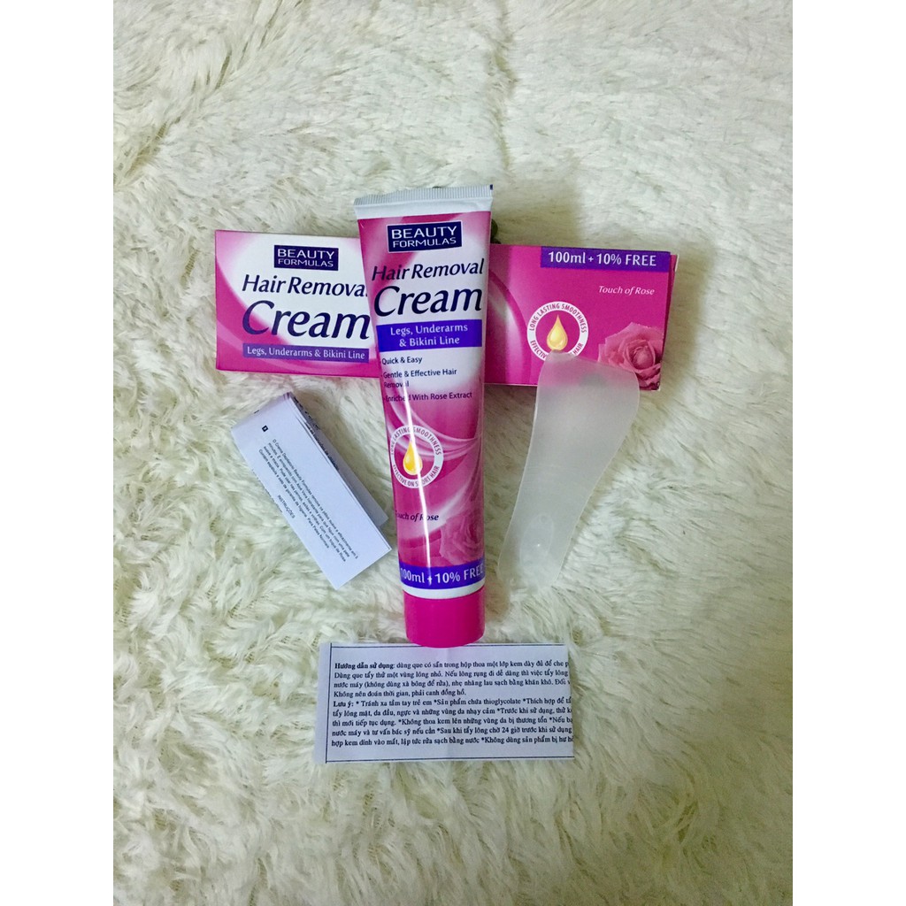 Kem tẩy lông Beauty formulas Anh Quốc  (100ml) | BigBuy360 - bigbuy360.vn