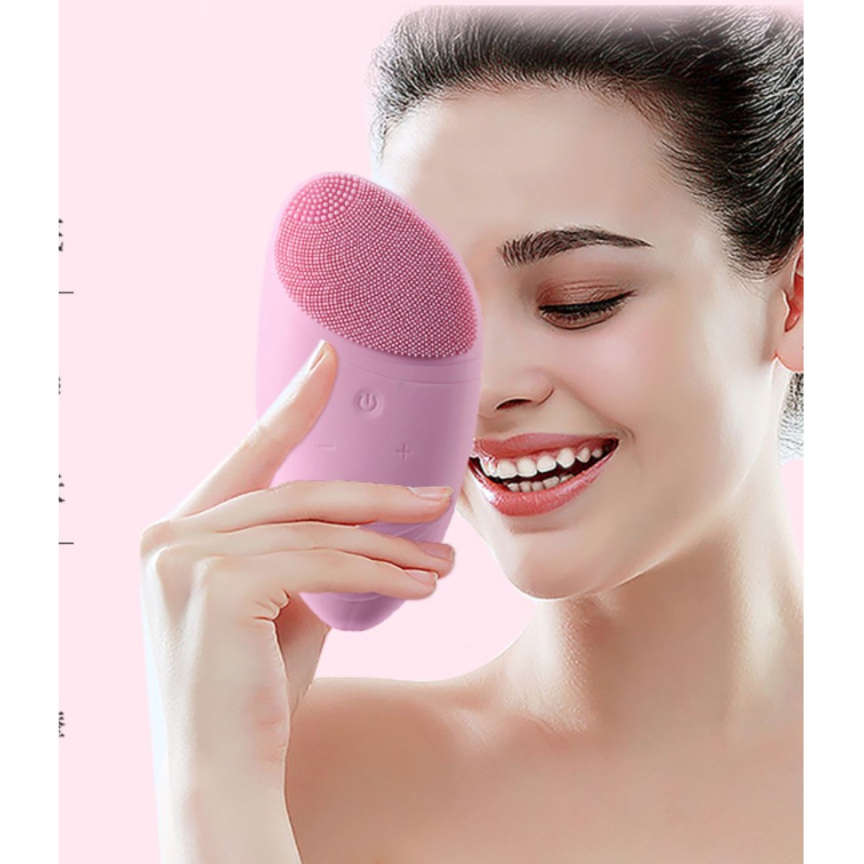 Máy rửa mặt tạo bọt 5 tốc độ, massage và làm sạch mụn đầu đen,giúp gương mặt tươi sáng (hàng nội địa TQ) - MÃ RM56