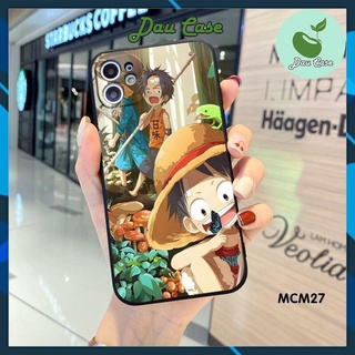 Ốp lưng iPhone Mã MCM27 Chất dẻo vuông cạnh bảo vệ camera xưởng ốp Dau case