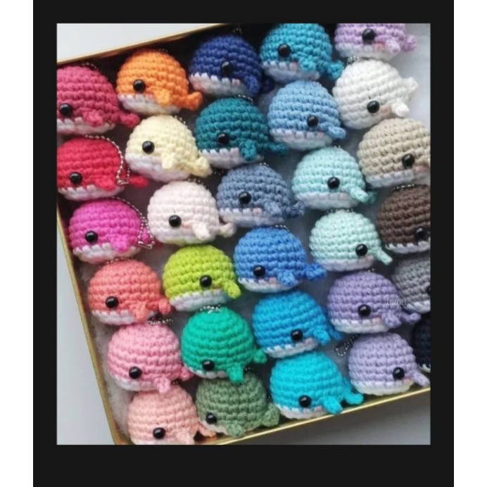 Móc khoá cá heo mini