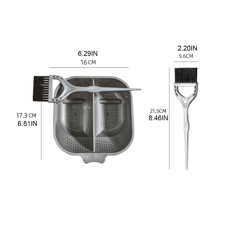 Bộ 2 Tô Nhuộm Tóc YOUYO Kèm Cọ Tạo Kiểu DIY Cho Salon