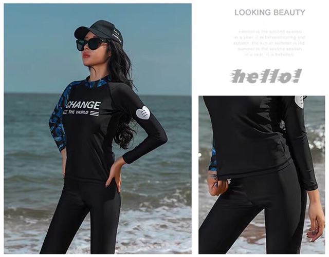 Đồ bơi đôi tay dài quần dài | BigBuy360 - bigbuy360.vn