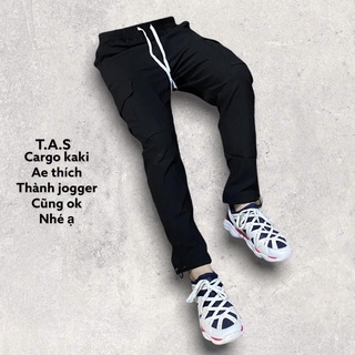 CARGO PANTS/quần kaki nam/quần cargo jogger dây rút