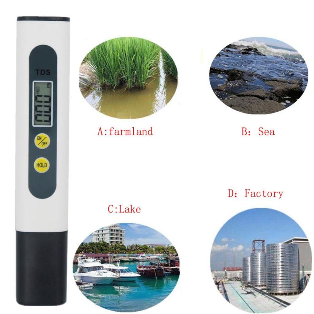 Bút Đo Độ PH Nước 0-9990ppm Màn Hình LCD