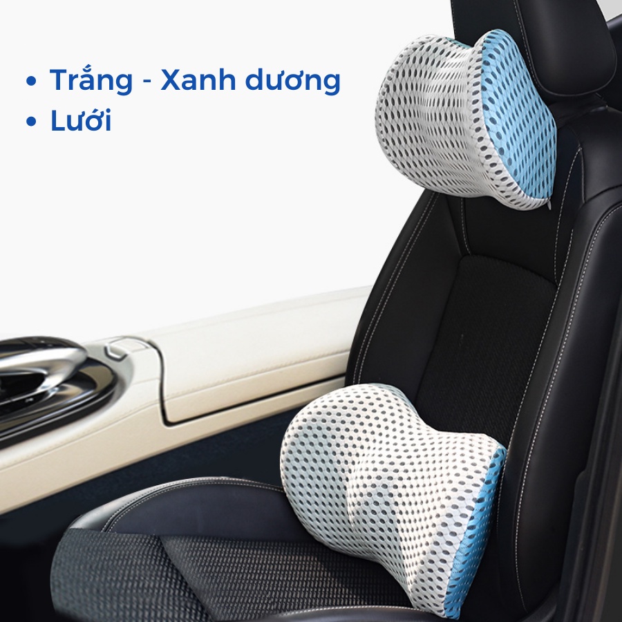 GỐI TỰA LƯNG, GỐI TỰA ĐẦU Ô TÔ CAO CẤP, GỐI KÊ LƯNG, KÊ CỔ XE HƠI GIÚP CÂN BẰNG CỘT SỐNG