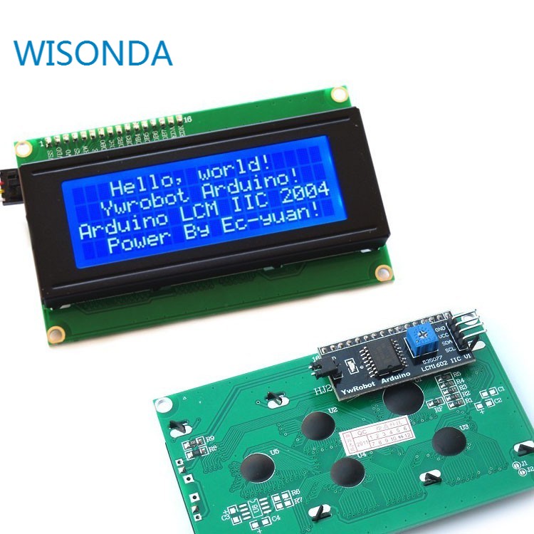 2004 20x4 2004A Nhân Vật Màn Hình LCD / w IIC / I2C Giao Diện Nối Tiếp Bảng Adapter