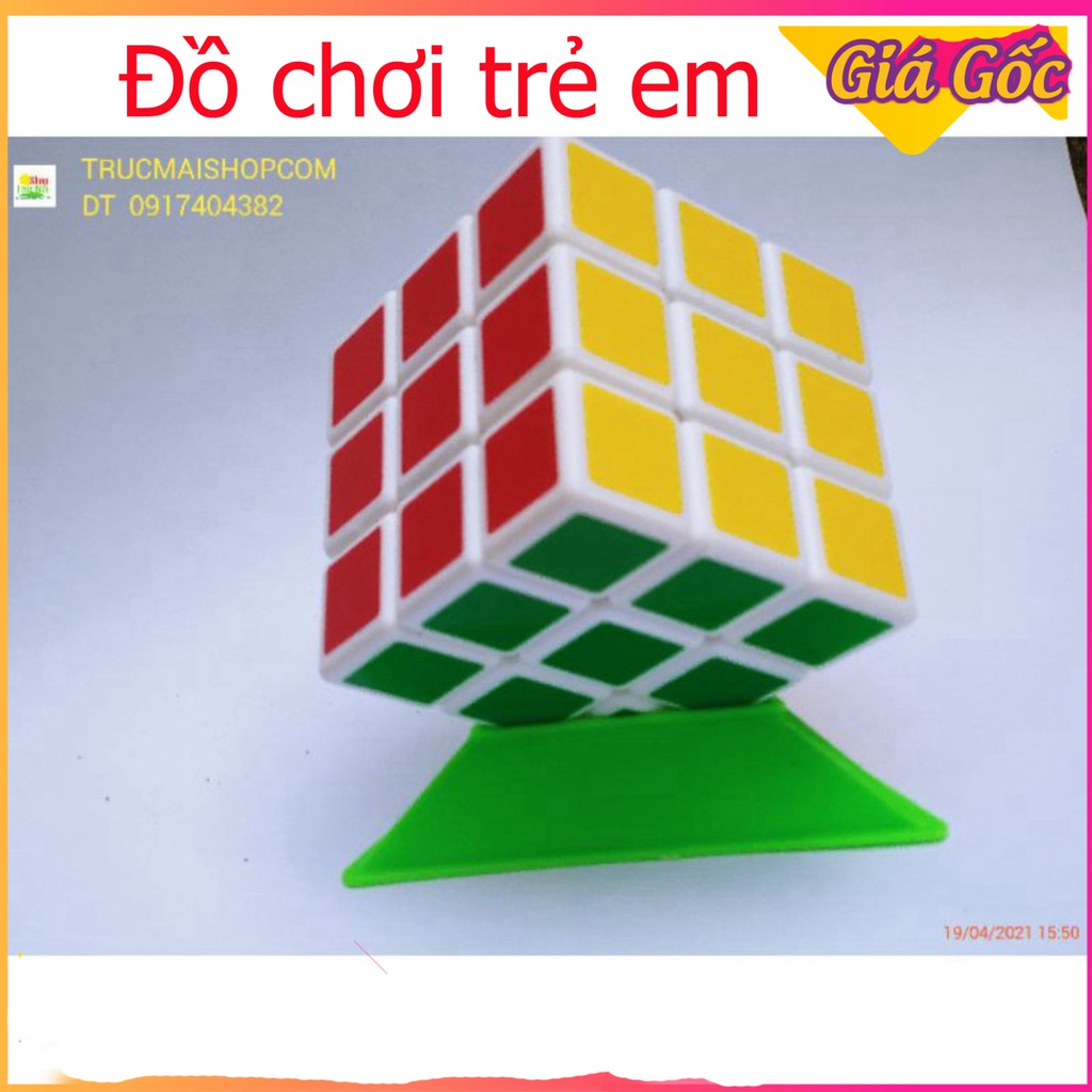 [Giá Xưởng] [Tặng đế kê] Rubik 3x3 Rubic 3 Tầng Robich Khối Lập Phương Ma Thuật