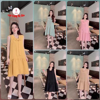 Đầm bầu hai dây đuôi cá ( ảnh thật)  (shop Tatoco)
