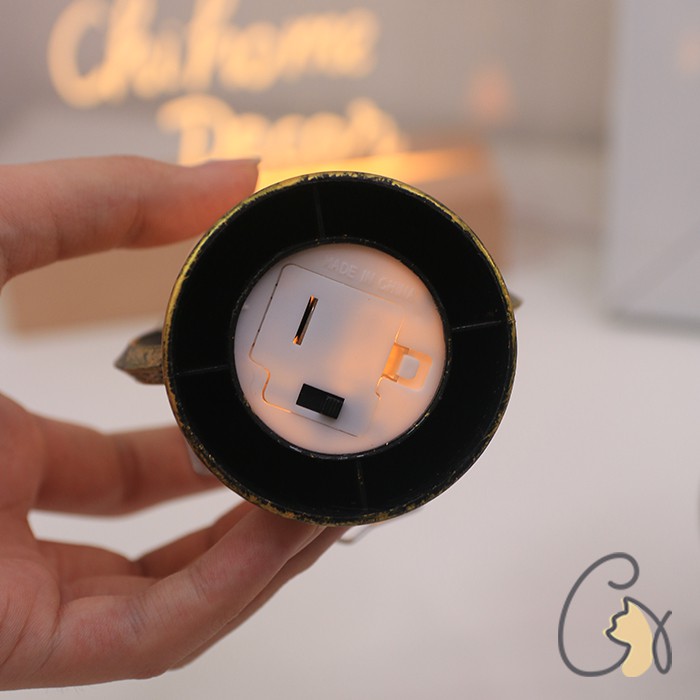 Đèn Dầu Điện Tử LED Trang Trí Phong Cách Cổ Điển Halloween Chihome Decor